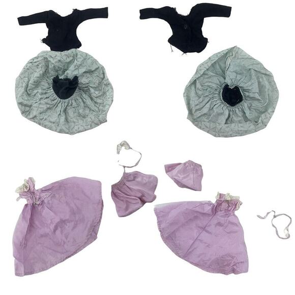 Handmade Sewn Barbie Doll Clothes Lot of 8 Baby Doll Outfits Vintage - Picture 5 of 6